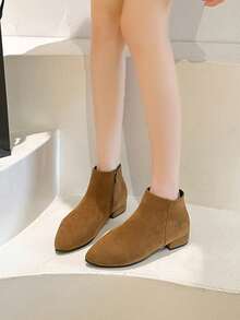 女士四季可穿戴,戶外時尚舒適潮靴 - 棕色 - 查看 4