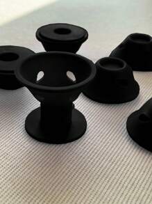 DAZY Solid Color Hair Curler, Self Grip Hair Rollers - Black - View 5