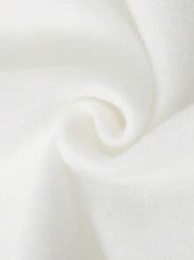 Manfinity Homme 男士寬鬆花卉印花保暖衬里運動衫 - 白色 - 查看 7