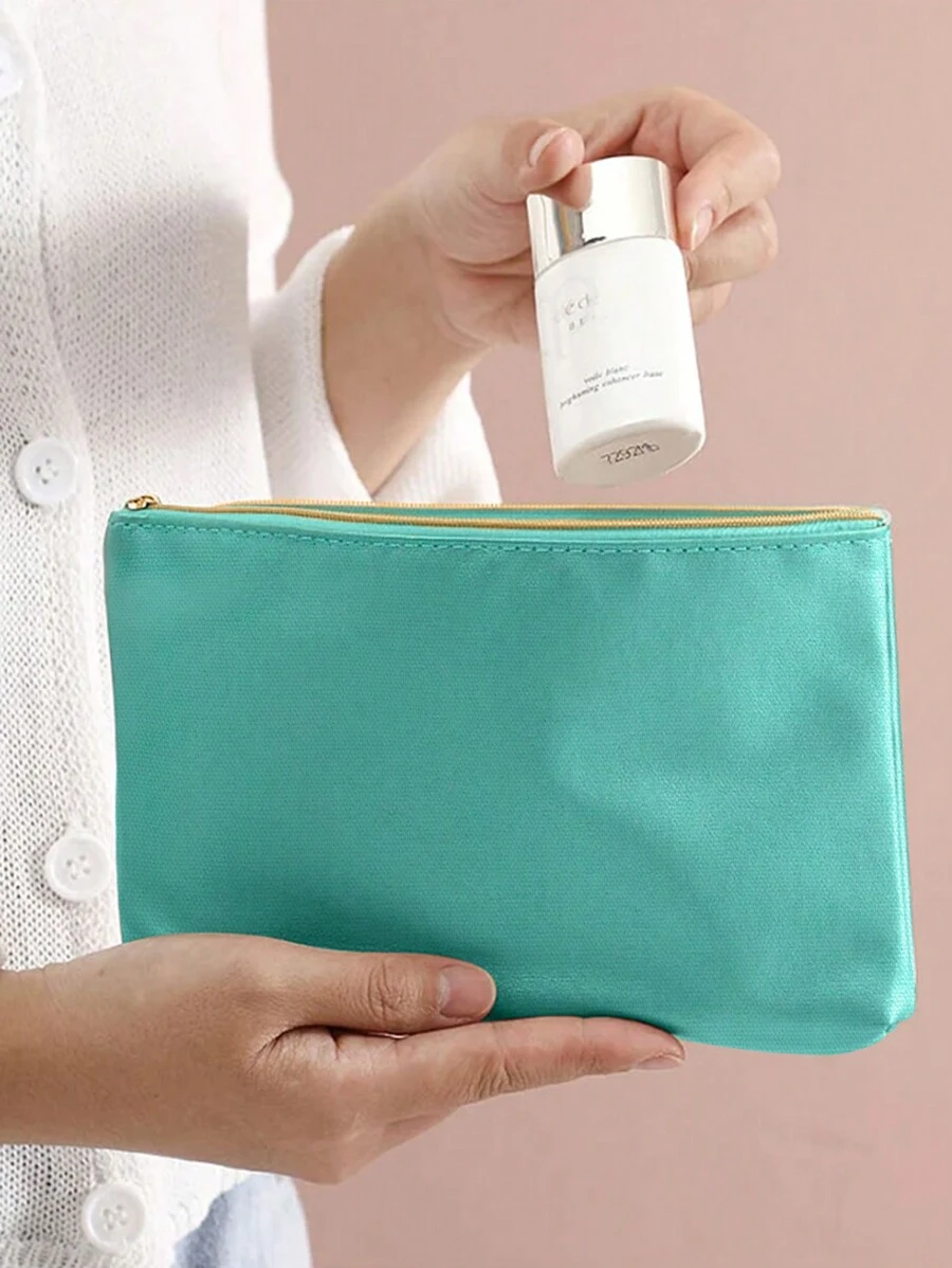 Portable Large Capacity Makeup Bag Storage Makeup Organizer Makeup Case - Black - View 1