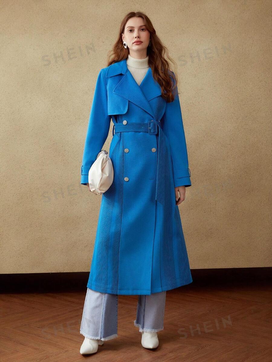 MOTF PREMIUM BELTED TRENCH COAT SHEIN EUR