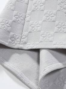 Manfinity Homme Men Solid Shirt & Drawstring Waist Shorts - White - View 7