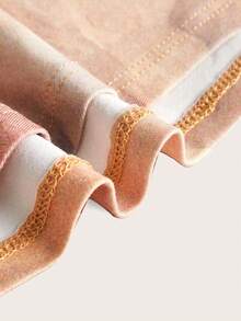 SHEIN ICON 人像圖案前垂褶繞頸露背洋裝 - 彩色 - 查看 10