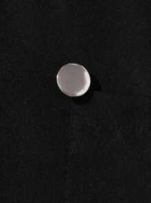 Teen Girl Solid Overall Dress Without Tee - Black - View 7