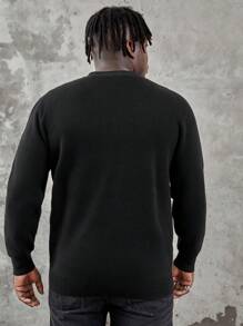 Manfinity RebelGame Taglie Forti Uomo Cardigan Halloween espressione motivo