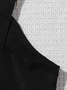 Teen Girl Solid Overall Dress Without Tee - Black - View 6