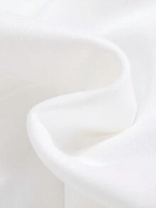 青少年女孩聖誕圖案落肩袖運動衫適用於聖誕 - 紅白色 - 查看 3