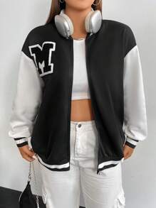 Flirla áo khoác kích thước lớn - màu đen - Xem 8