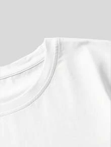 ROMWE MEN Goth Guys Skull Graphic Tee - White - View 5