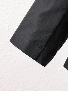 SHEIN Tween Jongen Stevige Knoppen Blazer & broek Zonder T-shirt
