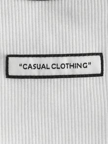 SHEIN EZwear 大码落肩拉链卫衣 - 淺灰色 - 查看 4