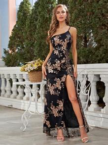 Simplee 女士連身裙 - 彩色 - 查看 1