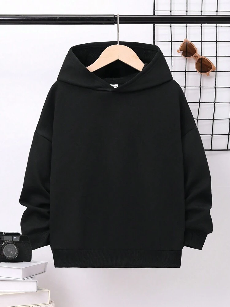 Tween Boy Slogan Graphic Drop Shoulder Sweatshirt