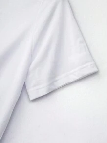 INAWLY 萬聖印花T恤 - 白色 - 查看 4