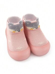 1 双儿童防滑步行鞋（带袜子），婴儿室内鞋