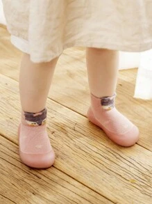 1 双儿童防滑步行鞋（带袜子），婴儿室内鞋