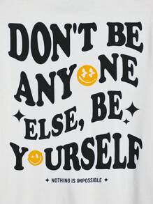 Manfinity RebelGame Nam Đồ họa Khẩu hiệu Áo thun & quần đùi - Đen và trắng - Xem 7