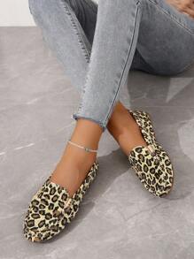 Của phụ nữ In hoa Báo Đúng mốt Giày đế bệt Giày phẳng - Nhiều màu - Xem 2