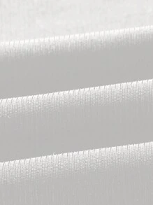 Swim Basics 素色側打結沙灘纏腰式半身裙 - 白色 - 查看 3