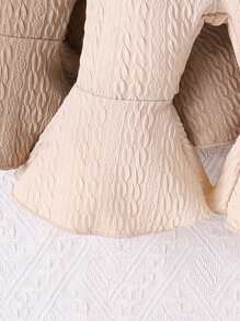 Baby Girl 3pcs Solid Flare Leg Pants - Multicolor - View 4