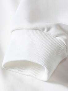 Aesthetic Post 男士字母圖案條紋飾邊運動衫&腰部抽繩衛褲 - 彩色 - 查看 6