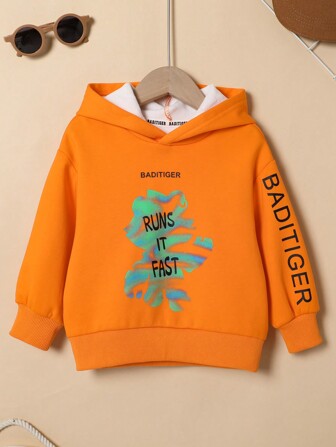 休閒動物 卡通 字母 標語女童（小）衛衣