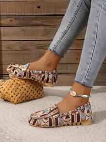 女士平底鞋,時尚戶外通勤 - 彩色 - 查看 5