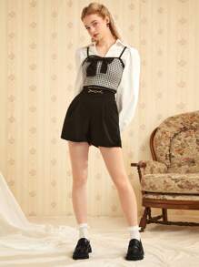 SheIn MOD NỮ Giày lười Giày nêm , Sẵn sàng Đen Nêm Giày đế bệt - màu đen - Xem 2