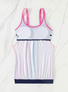 SHEIN 漂染短褲泳衣套裝 - 彩色 - 查看 5