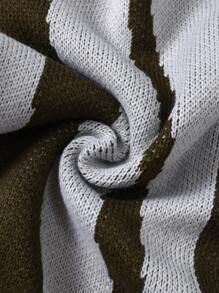 Manfinity Homme Men Two Tone Button Front Cardigan - Army Green - View 3