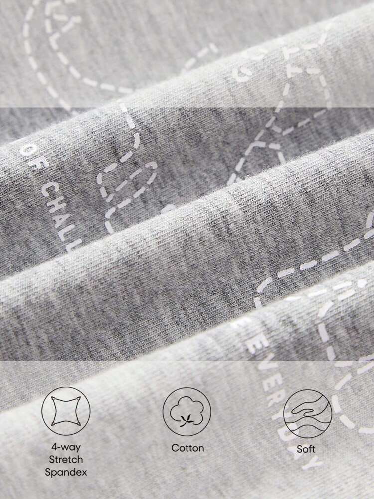 Baby Boy 3pcs Cartoon Dinosaur Pattern Round Neck Long Sleeve Top For Kids