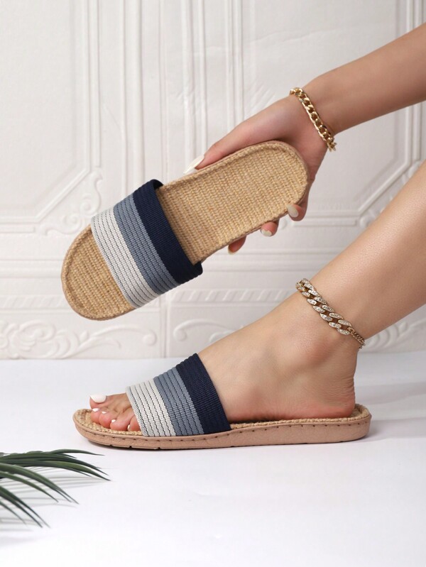 Fall/Winter Women's Simple And Fashionable Three-Colored Home Slippers