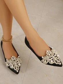 Fall/Winter Flat Shoes Fashionable For Outdoor Commute - Black - View 2