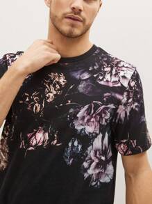 Áo thun & Áo lót Nam Hoa Giải trí - màu đen - Xem 3