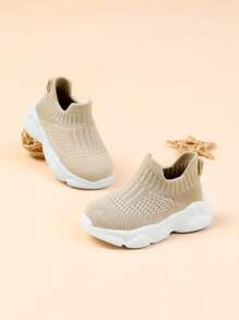 兒童時尚、防滑、舒適的戶外運動鞋 - 卡其色 - 查看 3