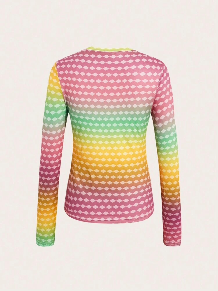 Body Heat Map Print Tee
