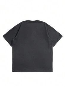 Áo thun Nam Con số Giải trí - Màu xám đen - Xem 4