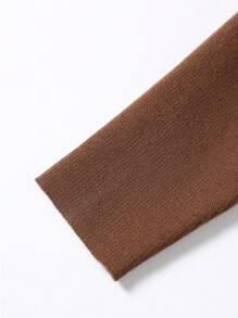 Manfinity Homme Men Solid Casual Design Cardigan - Camel - View 7