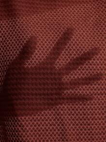 Muchica Women's Casual Loose Knit Solid Color Romper - Rust Brown - View 6