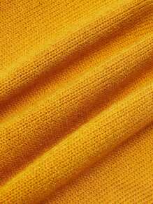 Baby Girl Contrast Hem Sweater