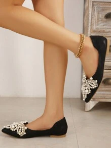 Fall/Winter Flat Shoes Fashionable For Outdoor Commute - Black - View 3