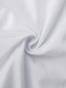 INAWLY 萬聖印花T恤 - 白色 - 查看 3