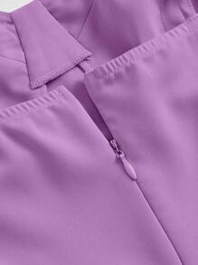 SHEIN MOD Solid Tie Shoulder Cami Dress