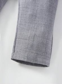 男小童條紋飾邊襯衫&背帶褲 - 彩色 - 查看 4