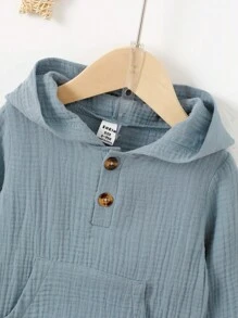 SHEIN Baby Boys Sets - Dusty Blue - View 3