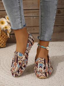 女士平底鞋,時尚戶外通勤 - 彩色 - 查看 2