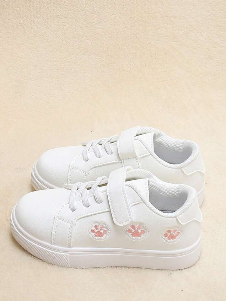 Kids Sports And Casual Sneakers Little Girls White Shoes SHEIN