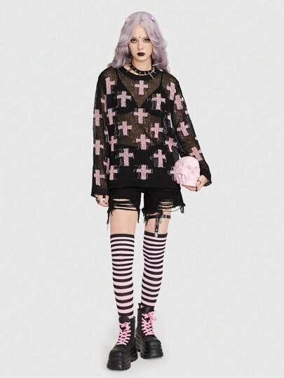 希少 未使用 TIMEWORN CLOTHING PATTERN KNIT 36 希少 未使用 TIMEWORN CLOTHING PATTERN KNIT 36 トップス