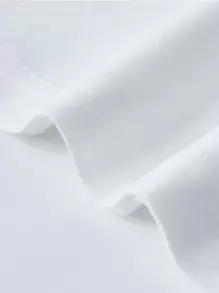 Young Girl Solid Round Neck Tee - White - View 4