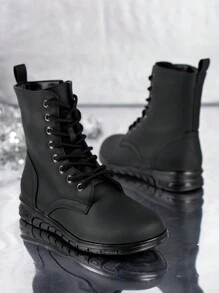 女性時尚冬天靴子適用於戶外運動